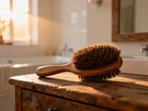 Zbliżenie na zdrowe, lśniące i wyraźnie zdefiniowane loki w świetle poranka, podkreślające efekt metody Curly Girl.